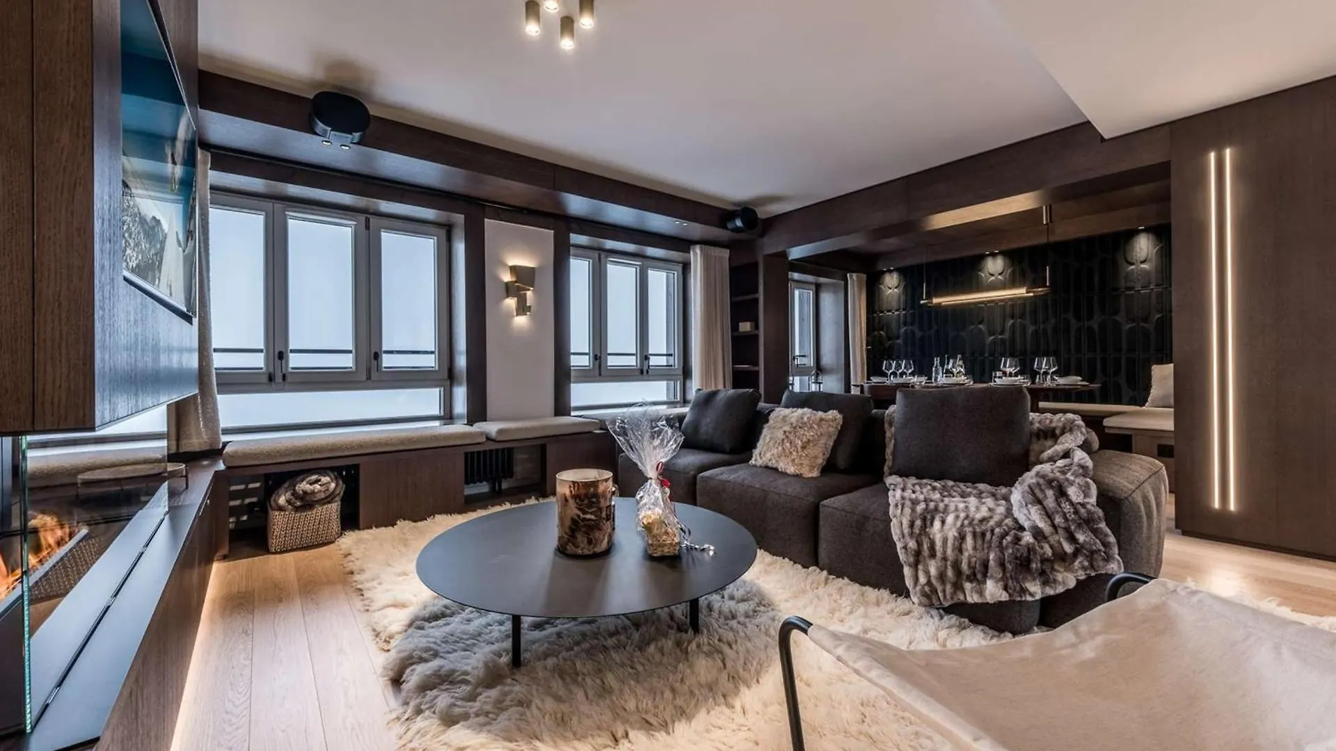 Appartement Ski Aux Pieds A Courchevel Avec Cheminee, Parking, Wi-Fi Pour 9 Personnes - Fr-1-631-222